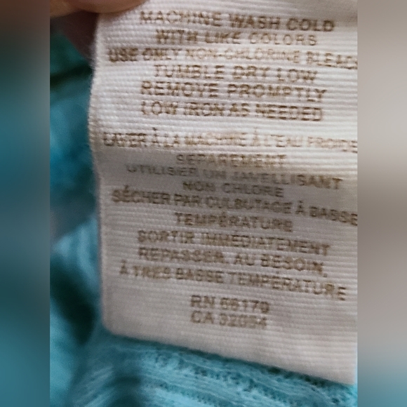 Free People long sleeve ribbed print/floral tee. - Picture 7 of 8